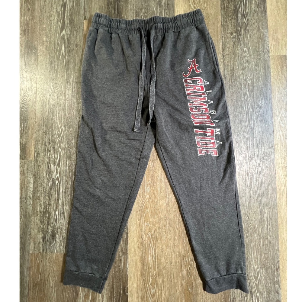 Concepts Sport Alabama Crimson Tide Joggers Mens Large Gray Sweatpants NCAA